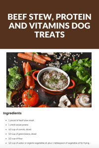 Beef Stew, Protein And Vitamins Dog Treats